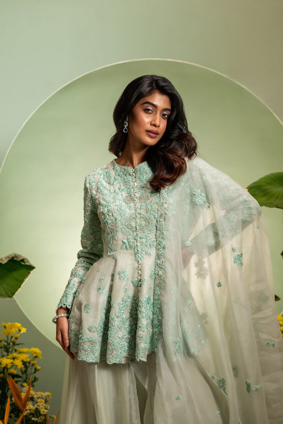 Peplum Sharara Set