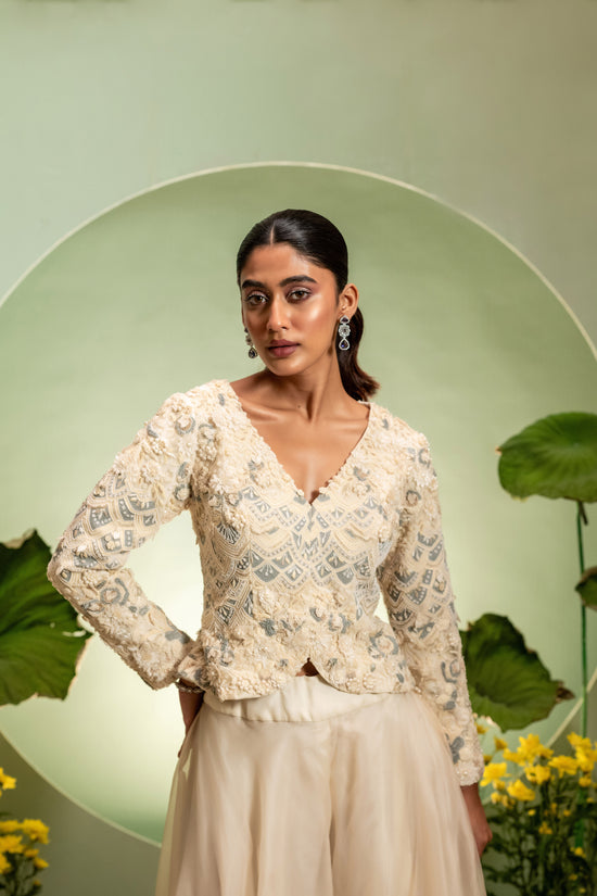 Jacket Sharara Set