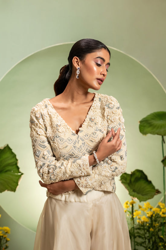 Jacket Sharara Set