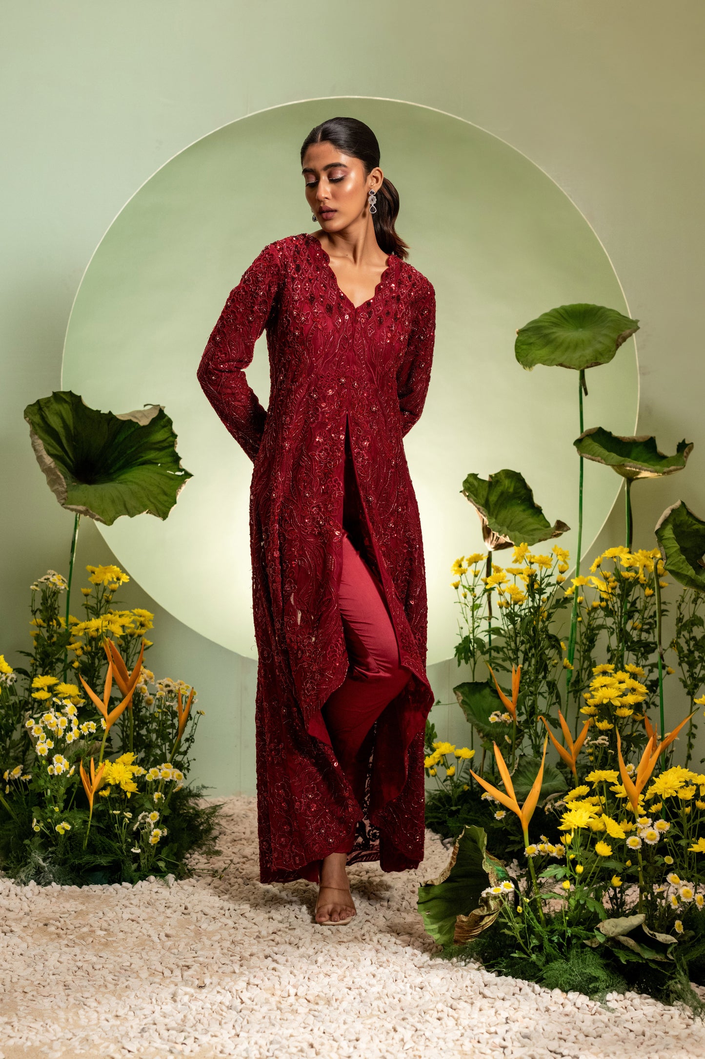 Long Jacket Set