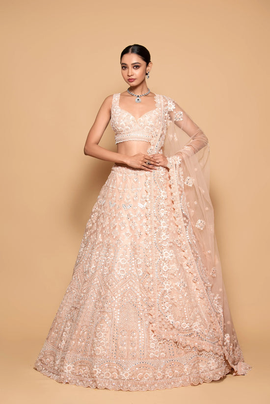 bride in lehenga